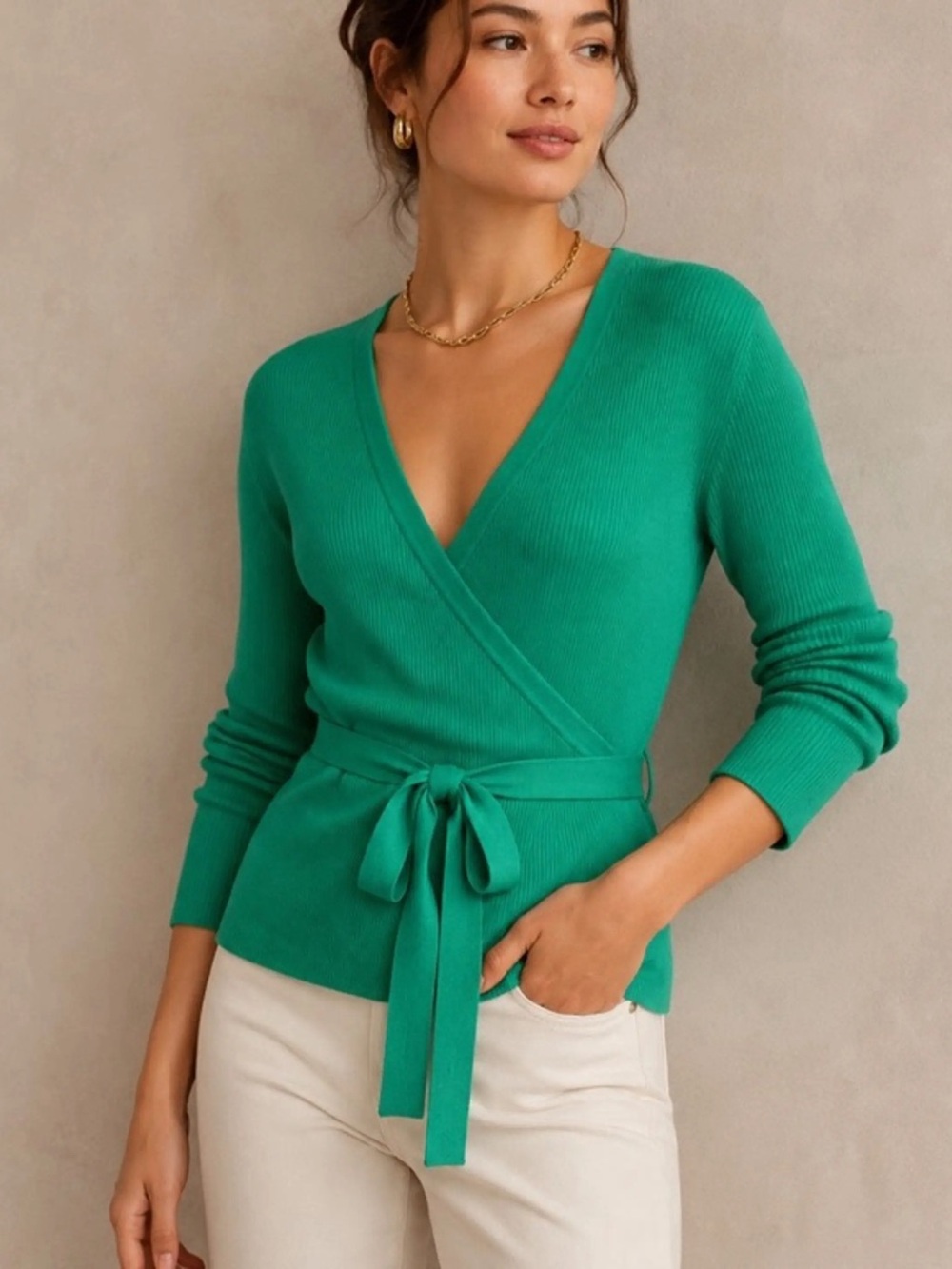 CAbi Cocktail Wrap Cardigan Sweater